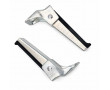Repose Pied Cyclo Passager Arri&egrave;re Repliable Fixation axe de roue &Oslash; 12mm (Paire)