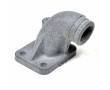 Pipe Admission CBE pour MBK 51 &Oslash; 19mm Coude Origine + Kick - Sortie Carr&eacute; 17x17 - Montage Souple PHBG/CP