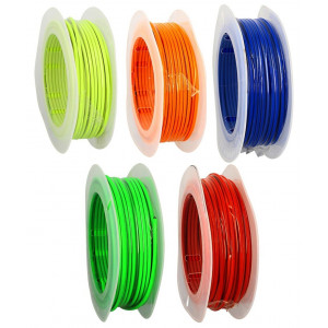 Rouleau 20M de Gaine Cable de Gaz Cyclo Moto Scooter T&eacute;flon 5mm int. 2.6mm// Couleur au choix