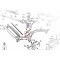 Axe Fixation de Capotage moteur / Boite à Outils Peugeot 103 SP MVL CHRONO T16