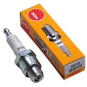 Bougie NGK B9HS MBK Booster / Mobylette MBK 51 air / Peugeot 103 - Culot Court