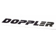 Autocollant Doppler Noir pour silencieux pot d'&eacute;chappement