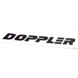 Autocollant Doppler Noir pour silencieux pot d'&eacute;chappement