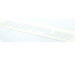 Autocollant Doppler Blanc pour silencieux pot d'&eacute;chappement