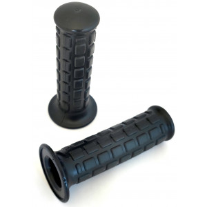 Rev&ecirc;tement Poign&eacute;e Magura Court Noir 110mm Mobylette MBK Peugeot - Paire