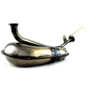 Pot d'&eacute;chappement Serpentin Tomos / Peugeot - Cartouche alu