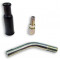 Kit Coude 40° Carburateur Dellorto PHBG PHBH SHA VHS (avec Tendeur et cap)