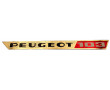 D&eacute;cor Elytre Droit Fond Or Gauffr&eacute; Peugeot 103 S-LS-VS-LVS (Stock d'&eacute;poque)