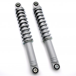 Amortisseurs Arri&egrave;res 285mm Paioli Gris/Chrome MBK 51 - La Paire
