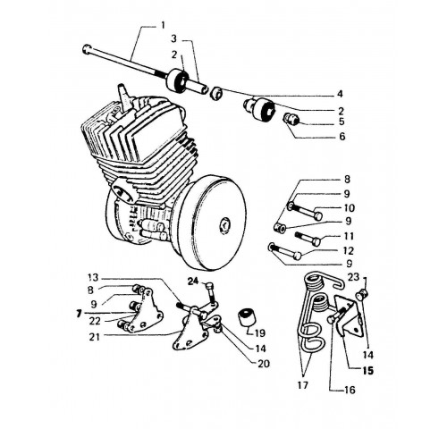 FIXATION MOTEUR