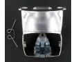 Capot de Phare Peugeot 103 MVL Vogue Chrom&eacute; (T&ecirc;te de Fourche)
