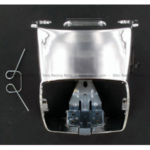 Capot de Phare Peugeot 103 MVL Vogue Chrom&eacute; sans compteur (T&ecirc;te de Fourche)