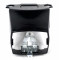 Capot de Phare Peugeot 103 MVL Vogue Noir sans trou compteur (Tête de Fourche)