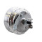 Moyeu de Roue Avant Peugeot 103 SP MVL Vogue 104 Leleu Complet - 28 Trous Ø 80mm Axe de 12mm (Avec frein et Axe)