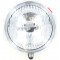 1Phare Avant Rond Noir Vitre Clair 148mm Avec Interrupteur Mobylette MBK Motobécane Peugeot / Moto Vintage (Optique complet)