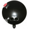 Phare Rond Noir Vitre Clair 148mm Avec Interrupteur Mobylette MBK Motobécane Peugeot / Moto Vintage (Optique complet)
