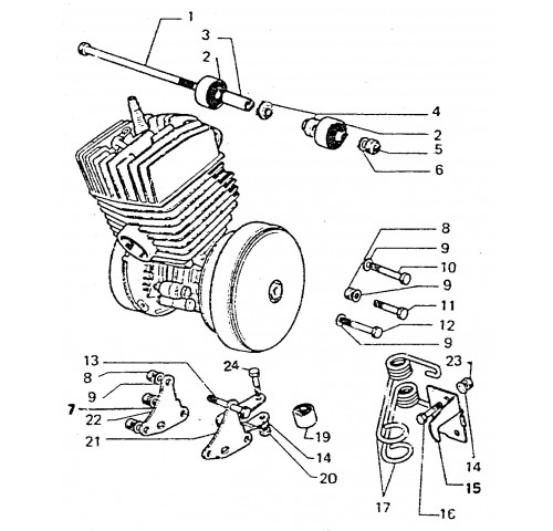 FIXATION MOTEUR