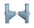 Support de Phare Bleu Clair / Cache fourche Motob&eacute;cane AV88 85 881 Droite + Gauche