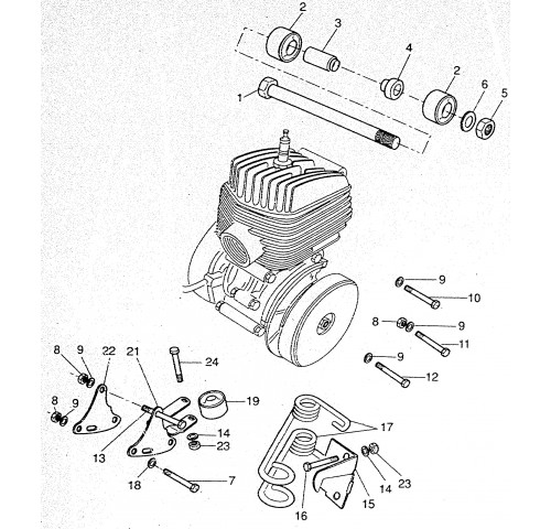 FIXATION MOTEUR