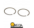 Segment Omega MBK Booster Type Origine Renforc&eacute; &Oslash;40 X 1.2 Plat - La Paire NOS