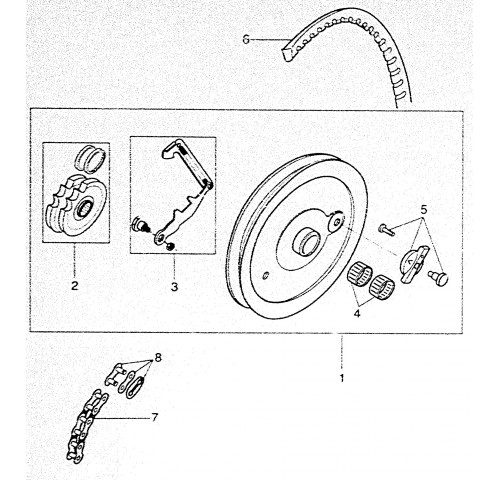 POULIE 11 DENTS