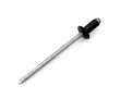 Rivet Alu/Acier &Oslash;3.2 x 6 Noir pour Plaque de Pot Ninja, NSCS, Progun