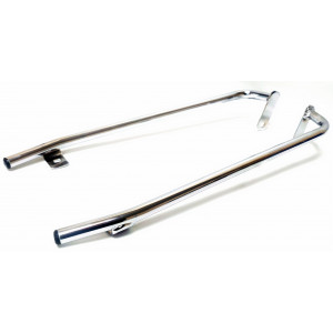 Barre de Carter Repose Pied Chrom&eacute; Peugeot 103 SP SLC T16 Indiana Arizona (Paire)