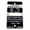 Plaque Constructeur Peugeot Type Mine 103V S&eacute;rie SP - 103 SP 1 Aout 1980 (Vierge)