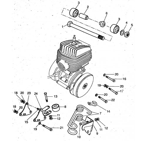 FIXATION MOTEUR