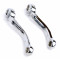 Paire de Manivelle Pédalier 140mm MBK 51 41 Mobylette Motobécane Chrome - Déport 40mm