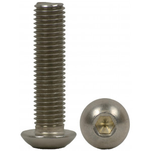 Vis Tete Bomb&eacute;e TBHC M10 Inox - BTR Unit&eacute; // Longueur au Choix