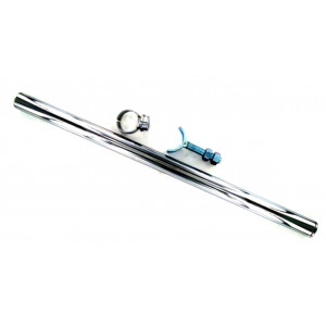 Barre de Renfort Cadre MBK 51 Motob&eacute;cane 41 - Chrom&eacute; Droite + R&eacute;glable