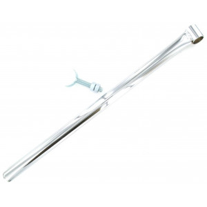 Barre de Renfort Cadre Peugeot 103 RCX SPX - Chrom&eacute; Droite Ronde - R&eacute;glable