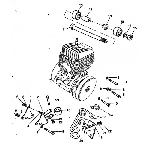 FIXATION MOTEUR