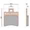 Plaquette de Frein Malossi MHR Synt Booster / Nitro / MBK Magnum XR Brembo / Grimeca Homologués - Paire