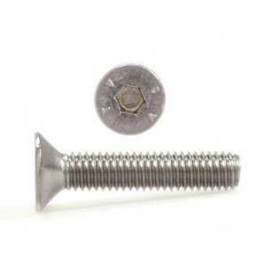 Vis Tete Frais&eacute;e FHC M6 Inox - BTR Unit&eacute; // Longueur au Choix