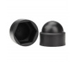 Capuchon de Protection Ecrou 17mm Noir  Plastique / Axe de Roue
