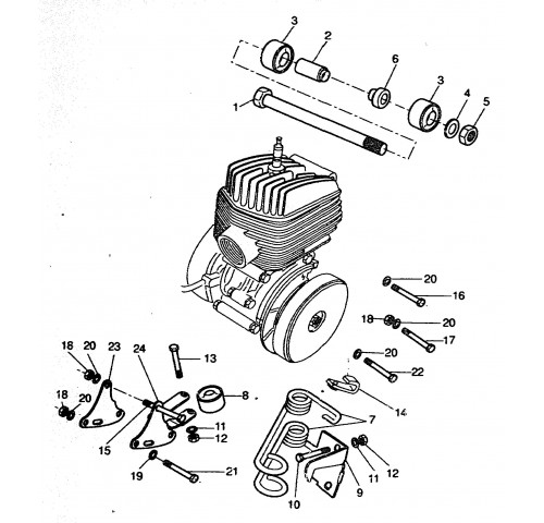 FIXATION MOTEUR