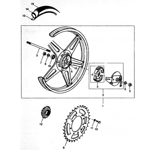 ROUE ARRIERE