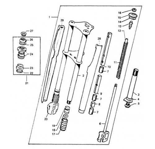 FOURCHE TELESCOPIQUE