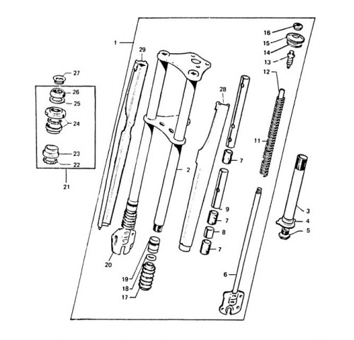 FOURCHE TELESCOPIQUE