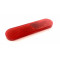 Catadioptre long Rouge Universel Moto Cyclo plat &agrave; Coller 95mm x 24mm - fixation double face mousse