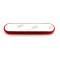 Catadioptre long Rouge Universel Moto Cyclo plat à Coller 95mm x 24mm - fixation double face mousse