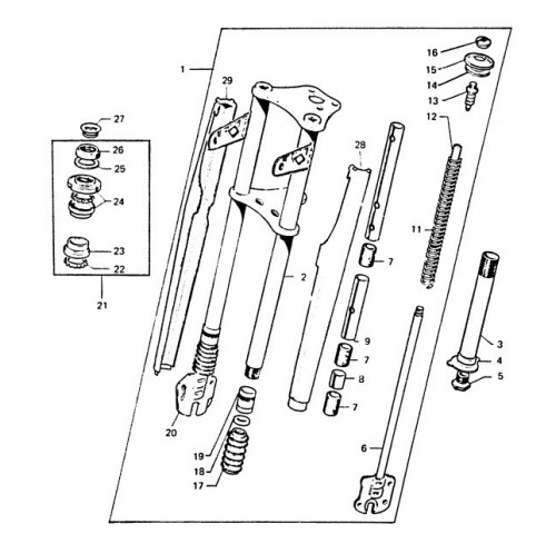 FOURCHE TELESCOPIQUE