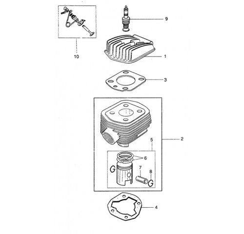 CYLINDRE-CULASSE-PISTON
