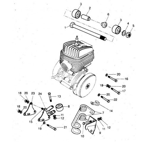 FIXATION MOTEUR