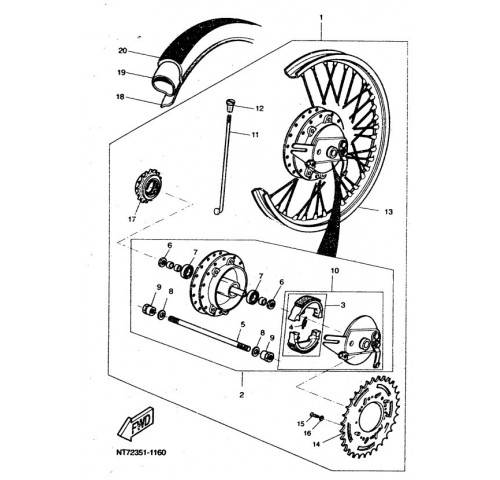 ROUE ARRIERE 