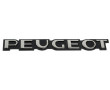Monogramme - Embl&ecirc;me de r&eacute;servoir Peugeot Origine Chrom&eacute; fond noir