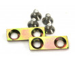 Support de Lamelle Clapet JDR / Bidalot MBK 51 G1-G2 / RS - Kit 2 Plaquettes Acier + 4 Vis (La Paire)