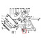 Axe Bras Oscillant Peugeot 103 Vogue Evolution MVLM - M10 Lg. 105mm (OEM 710470 / 709783)